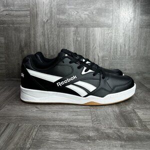 Reebok Men's size 12 Black White Leather Casual Shoes